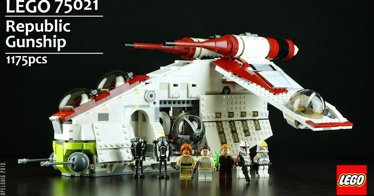 Opelouis's Toys Collection: LEGO STAR WARS 75021 Republic Gunship.